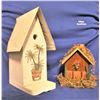 Image 1 : Two Decorative Bird Houses