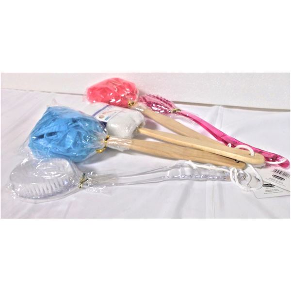 Five NEW Body Scrub Brushes