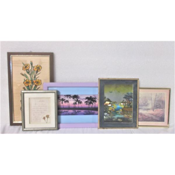 Five Wall Art Pieces