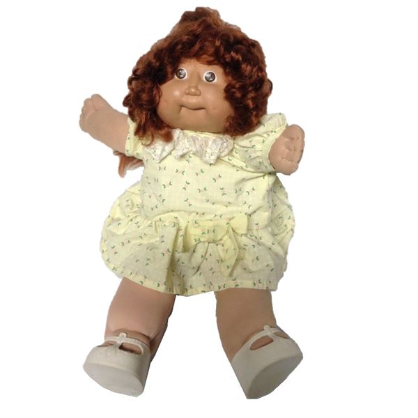 Cabbage Patch Doll In Original Dress - Cornsilk Kid WITH BIRTH CERTIFICATE