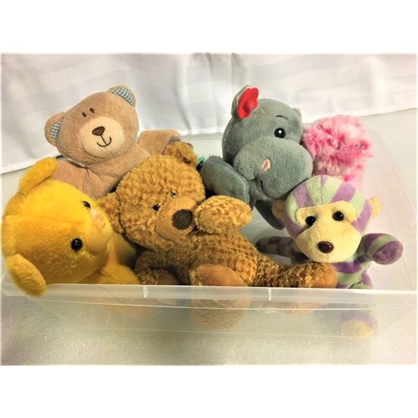 Shoebox Bin of Plushies