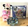 Disneyland Items - Photo Album, Glass Bowl and Baby Minnie Mouse