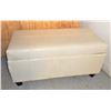 Image 1 : White Ottoman with storage