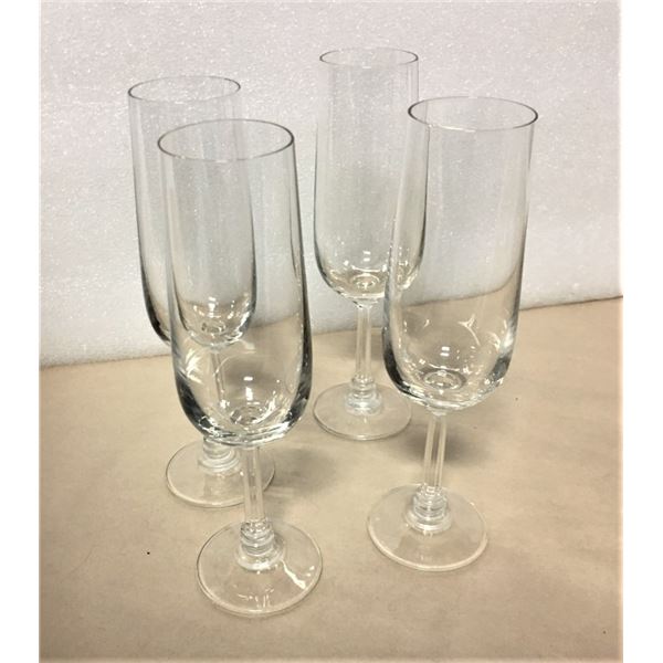Four Champagne Glasses