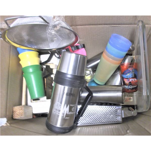 Box of Kitchen Items