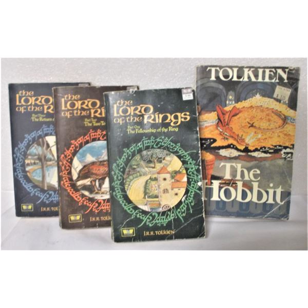 Vintage J.R.R Tolkien Lord of the Rings Trilogy & The Hobbit
