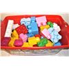Image 1 : Bin of Mega Blocks