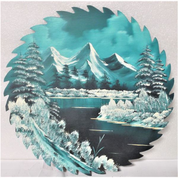 Wall Art - Mountain Scene by D. Reeves