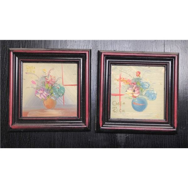 Two Miniature Paintings - Costa Rica