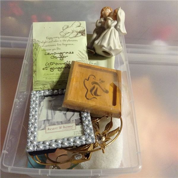 Shoe Box Bin of Items - Contains 2 fragranced sachets