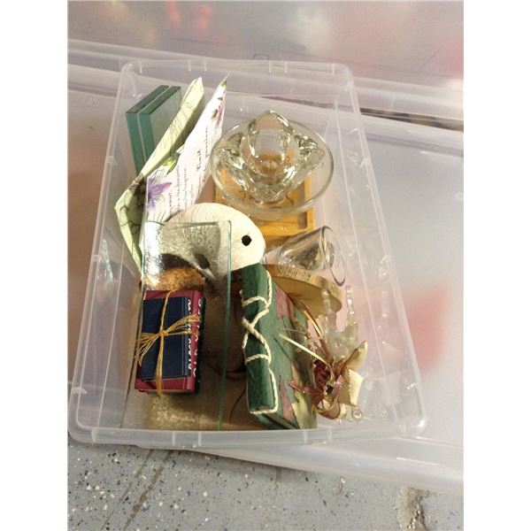 Shoe Box Bin of Items - Contains 2 fragranced sachets