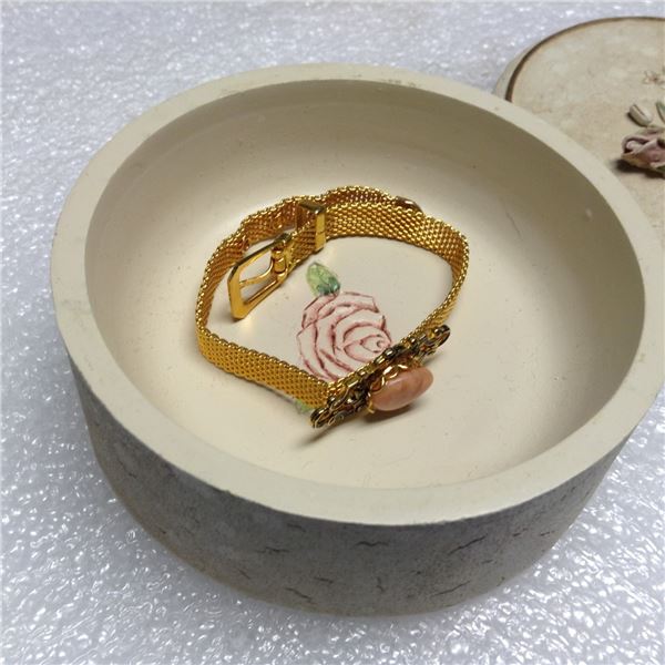 Rose Jewelry Box and Bracelet