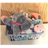 Image 1 : Basket of Stuffed Animals