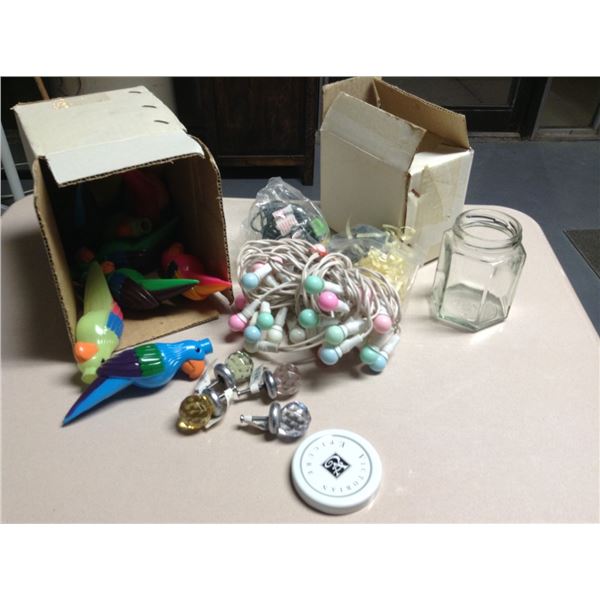 Drawer Pulls and Lights