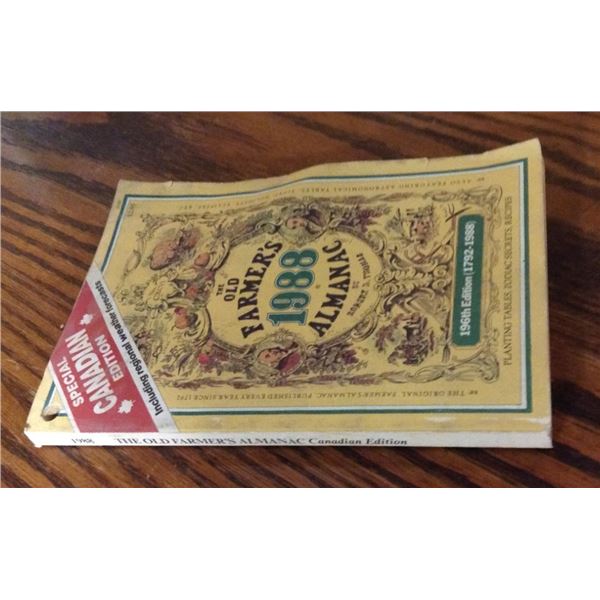 Farmer's Almanac 1988