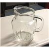 Image 1 : Glass Pitcher - One Sharp Edge