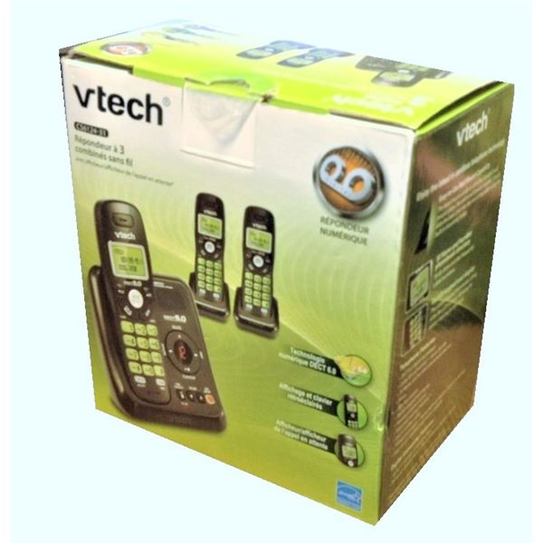 VTech 3 Handless Cordless Phones - In Box
