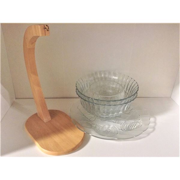 Glassware and Banana Tree