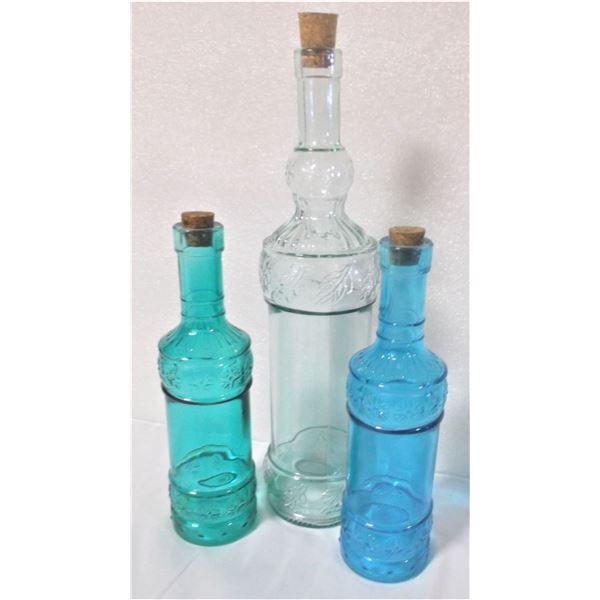 Three Decorative Bottles