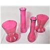 Image 2 : Four Pink Vases