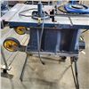 Image 3 : MASTERCRAFT 10 INCH TABLE SAW ON FOLDING ROLLING STAND WITH CARBIDE TIPPED BLADES
