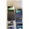 Image 2 : LOT OF CALCULATORS, CLOCK