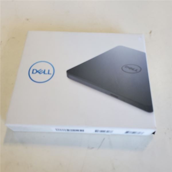 AS NEW DELL USB DVD DRIVE WITH PLAY AND BURN SOFTWARE, WORKING, RETAIL $59