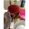 Image 7 : BOX OF VARIOUS PLANTERS AND WICKER HAMPERE