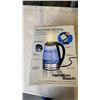 Image 2 : AS NEW HAMILTON BEACH ELECTRIC  GLASS KETTLE WORKING