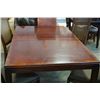 Image 3 : DINING TABLE WITH 3 LEAFS AND 4 CHAIRS