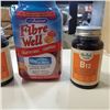 Image 3 : BOTTLE OF VITAFUSION FIBRE WELL GUMMIES BB 2023 AND 2 BOTTLES OF NESTED B12 BB OCT 2021
