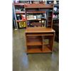 Image 1 : ROLLING IKEA DESK WITH HUTCH