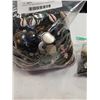 Image 10 : LARGE AND MEDIUM BAG OF JEWELLERY