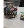 Image 12 : LARGE AND MEDIUM BAG OF JEWELLERY