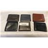 Image 1 : 6 MENS DESIGNER WALLETS - TOMMY HILLFIGER, BOVIS, ARMANI, PRADA, HUGO