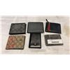 Image 1 : 6 MENS DESIGNER WALLETS - GUESS, MONTE BLANC, GUCCI, COACH