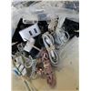 Image 2 : BAG OF EARBUDS AND CHARGING CABLES