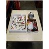 Image 1 : TRAY OF VINTAGE FISHING LURES, TACKLE AND ALVEY SALMON FISHING REEL