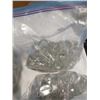 Image 4 : 3 BAGS OF CHANDELIER PENDENTS