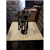 Image 1 : 36 new LEATHER NECKLACES AND 24 PAIRS OF new EARRINGS ON SWIVEL RETAIL STAND