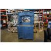 Image 1 : ANTIQUE 2 PIECE NICELY FINISHED BLUE SIDEBOARD WITH MIRRORED GALLERY, GOOD CONIDTION, DETAILED CARVI