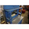 Image 8 : ANTIQUE 2 PIECE NICELY FINISHED BLUE SIDEBOARD WITH MIRRORED GALLERY, GOOD CONIDTION, DETAILED CARVI