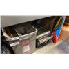 Image 1 : TOTE OF ARTWORK, PRINTS, PICTURE FRAMES AND OVERHEAD PROJECTOR