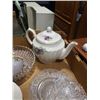 Image 8 : 2 TRAYS OF MUGS, STEIN, BEER GLASSES, CRYSTAL, SADLER TEAPOT