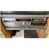 Image 2 : ROLLING STEREO CABINET WITH TECHNICS TURNTABLE, PHILIPS RECEIVER, SONY DISC CHANGER AND JVC TAPE PLA