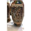 Image 2 : 2 SATSUMA VASES AND GINGER JAR - MISSING LID