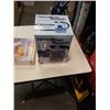 Image 2 : BOX OF HEAT MAGIC HOT PLATE, MOULINEX ELECTRIC KNIFE WITH HOLDER AND TEA KETTLE