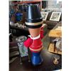 Image 8 : NUTCRACKER FIGURE, SEAHORSE FIGURE, TILE AND METAL TRAY AND CANDLE STAND