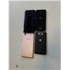 Image 2 : 4 ASSORTED SMART PHONES - PARTS ONLY