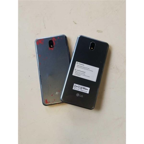 2 LG K30 SMARTPHONES - PARTS ONLY